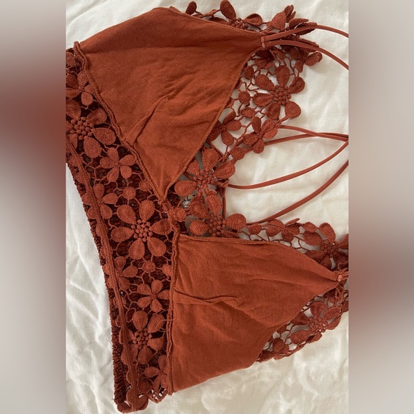 NWOT Free People Miss Dazie Bralette Coconut Shell - Picture 6 of 11